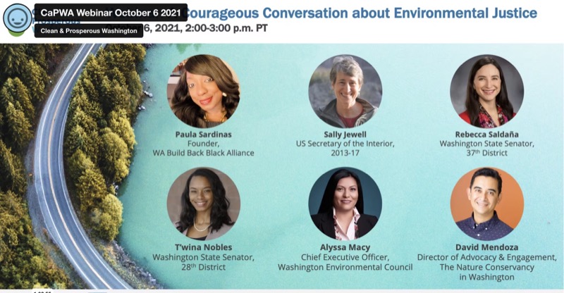 Webinar recording now available:  A Courageous Conversation about Environmental Justice