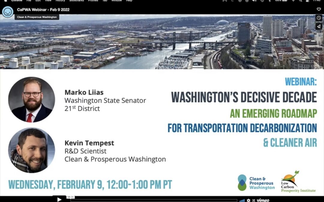 Webinar: Washington’s Decisive Decade